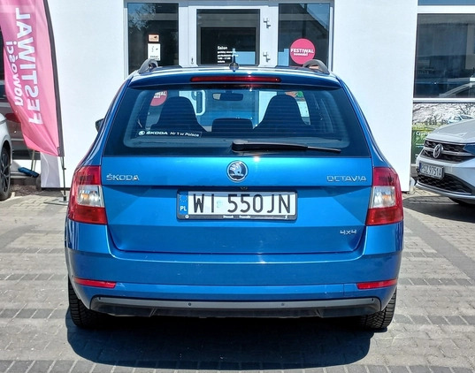 Skoda Octavia cena 79900 przebieg: 148264, rok produkcji 2019 z Nidzica małe 379